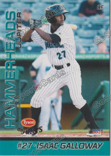 2013 Jupiter Hammerheads Isaac Galloway