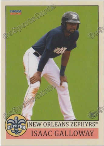 2015 New Orleans Zephyrs Isaac Galloway