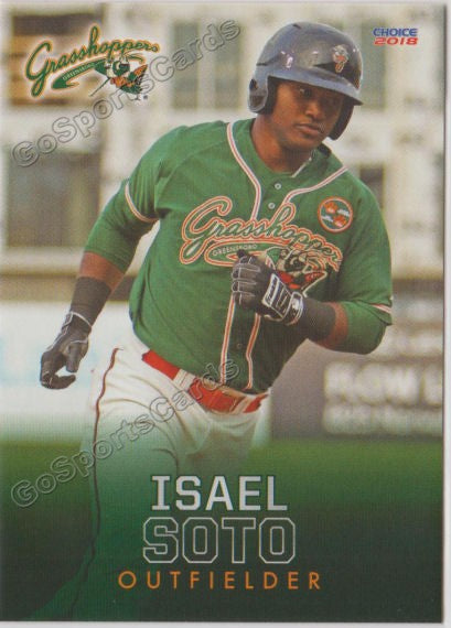 2018 Greensboro Grasshoppers Isael Soto