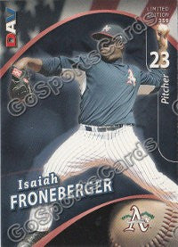 2009 Asheville Tourists DAV Isaiah Froneberger