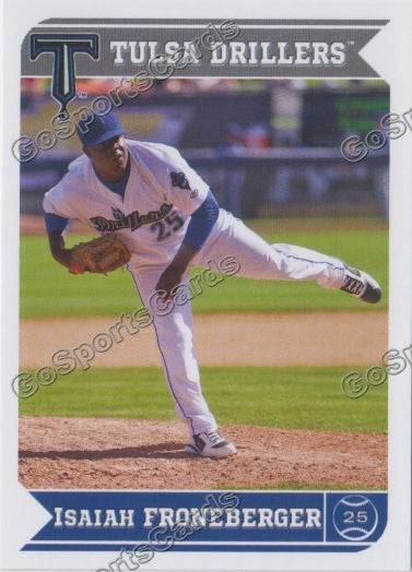 2013 Tulsa Drillers Isaiah Froneberger