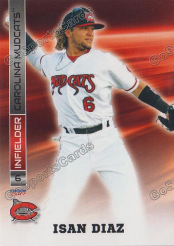 2017 Carolina Mudcats Isan Diaz