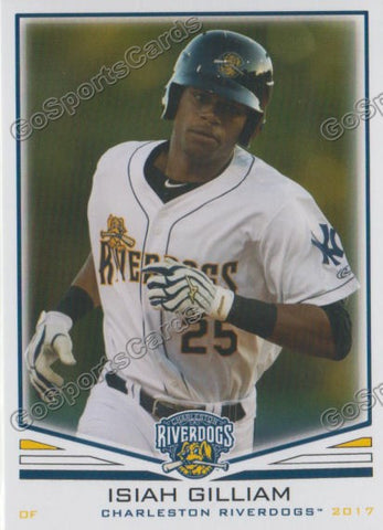 2017 Charleston RiverDogs Isiah Gilliam