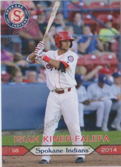 2014 Spokane Indians Isiah Kiner Falefa