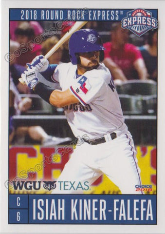2018 Round Rock Express Isiah Kiner Falefa