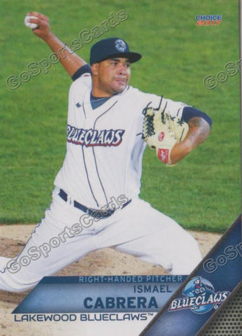 2017 Lakewood BlueClaws Ismael Cabrera