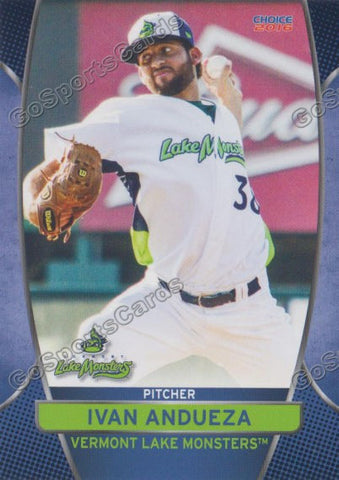 2016 Vermont Lake Monsters Ivan Andueza