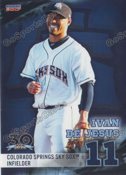 2017 Colorado Springs Sky Sox Ivan De Jesus