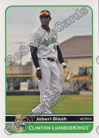 2012 Clinton LumberKings Jabari Blash