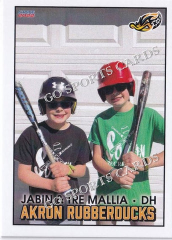 2022 Akron RubberDucks Jabin & Tre Mallia