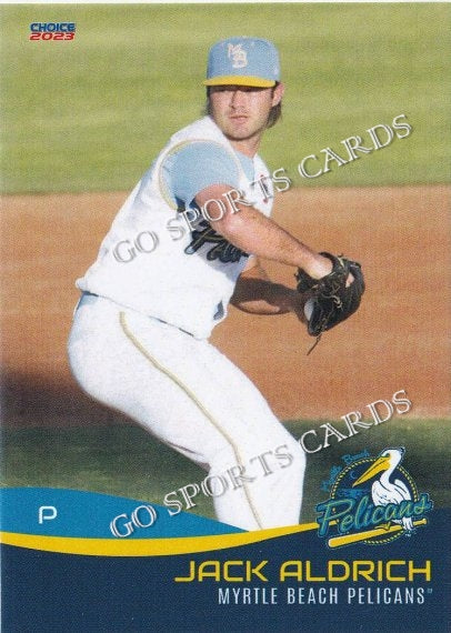 2023 Myrtle Beach Pelicans Jack Aldrich