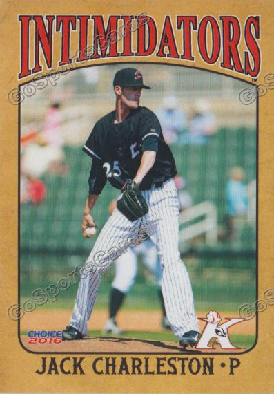 2016 Kannapolis Intimidators Jack Charleston