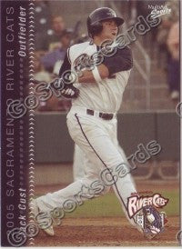 2005 Sacramento River Cats Multi-Ad Jack Cust
