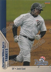 2012 Scranton Wilkes Barre Yankees Empire State Jack Cust