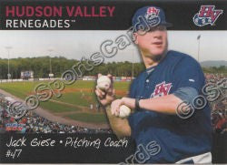 2011 Hudson Valley Renegades Jack Giese