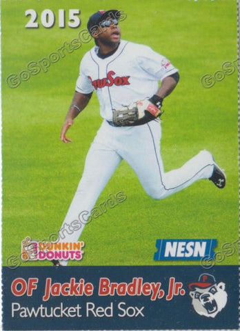 2015 Pawtucket Red Sox SGA Dunkin Donuts Jackie Bradley Jr