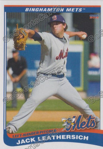 2013 Binghamton Mets Jack Leathersich