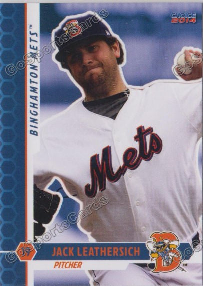 2014 Binghamton Mets Jack Leathersich