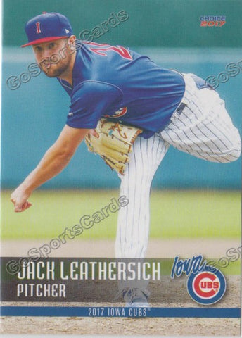 2017 Iowa Cubs Jack Leathersich