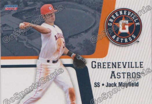 2013 Greeneville Astros Jack Mayfield
