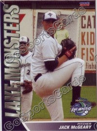 2009 Vermont Lake Monsters Jack McGeary