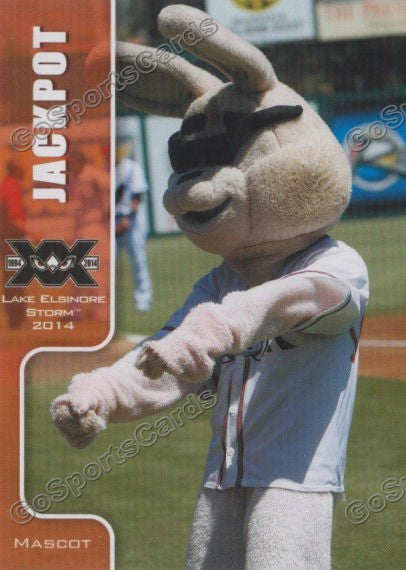 2014 Lake Elsinore Storm Jackpot Mascot