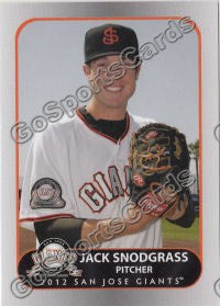 2012 San Jose Giants Jack Snodgrass