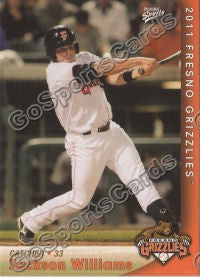 2011 Fresno Grizzlies Jackson Williams