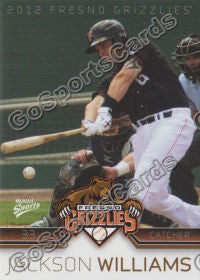 2012 Fresno Grizzlies Jackson Williams