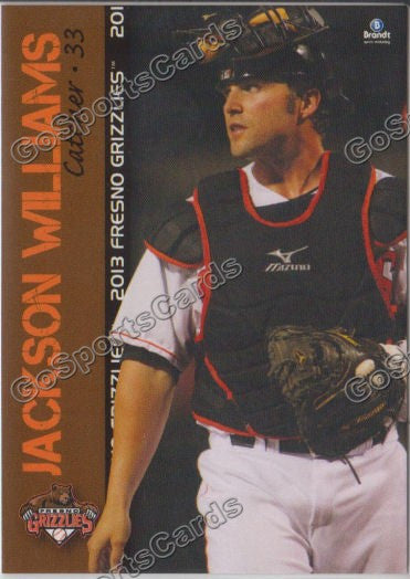 2013 Fresno Grizzlies Jackson Williams