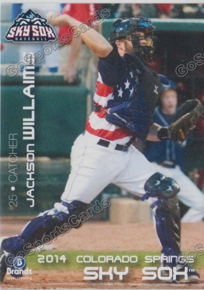 2014 Colorado Springs Sky Sox Jackson Williams