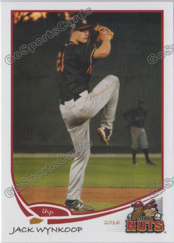 2016 Modesto Nuts Jack Wynkoop