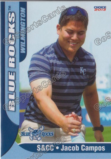 2013 Wilmington Blue Rocks Jacob Campos