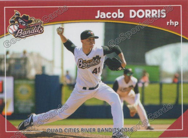 2016 Quad Cities River Bandits Jacob Dorris
