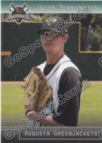 2012 Augusta GreenJackets Jacob Dunnington