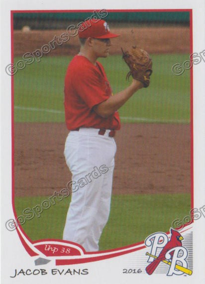 2016 Palm Beach Cardinals Jacob Evans