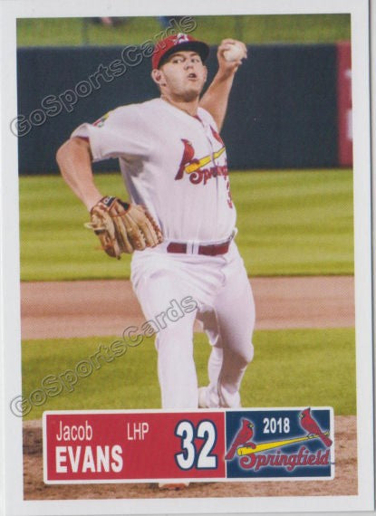 2018 Springfield Cardinals Jacob Evans