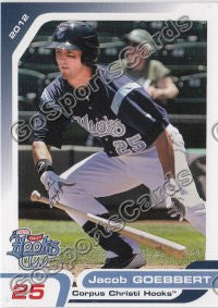 2012 Corpus Christi Hooks Jake Jacob Goebbert