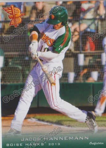 2013 Boise Hawks Jacob Jake Hannemann
