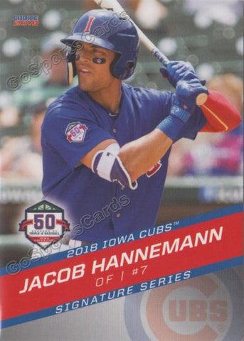 2018 Iowa Cubs Jacob Hannemann