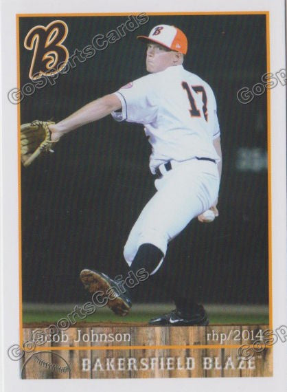 2014 Bakersfield Blaze Jake Jacob Johnson