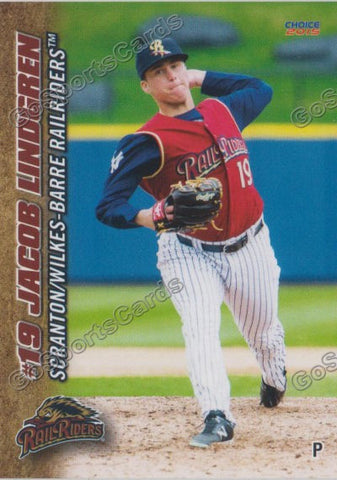 2015 Scranton Wilkes Barre RailRiders Jacob Lindgren