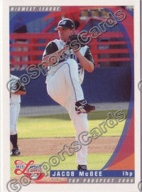 2006 Midwest League Top Prospects Jacob Jake McGee