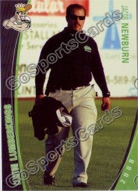 2008 Clinton LumberKings Jacob Newburn