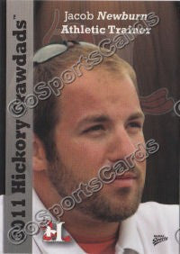 2011 Hickory Crawdads Jacob Newburn