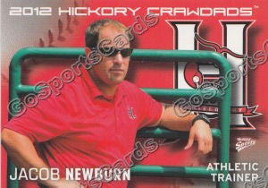 2012 Hickory Crawdads Jacob Newburn