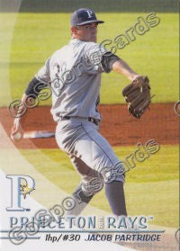 2010 Princeton Rays Jake Jacob Partridge