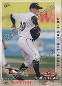 2011 South Atlantic League Northern All Star Jake Jacob Pettit