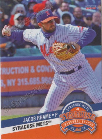 2019 Syracuse Mets Jacob Rhame
