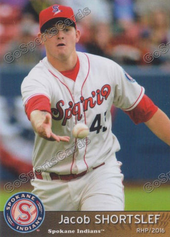 2016 Spokane Indians Jacob Shortslef
